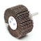 Continental Abrasives 2" x 1" x 1/4" Aluminum Oxide 80 Grit Mounted Flap Wheel FW-21080 - alternate 1